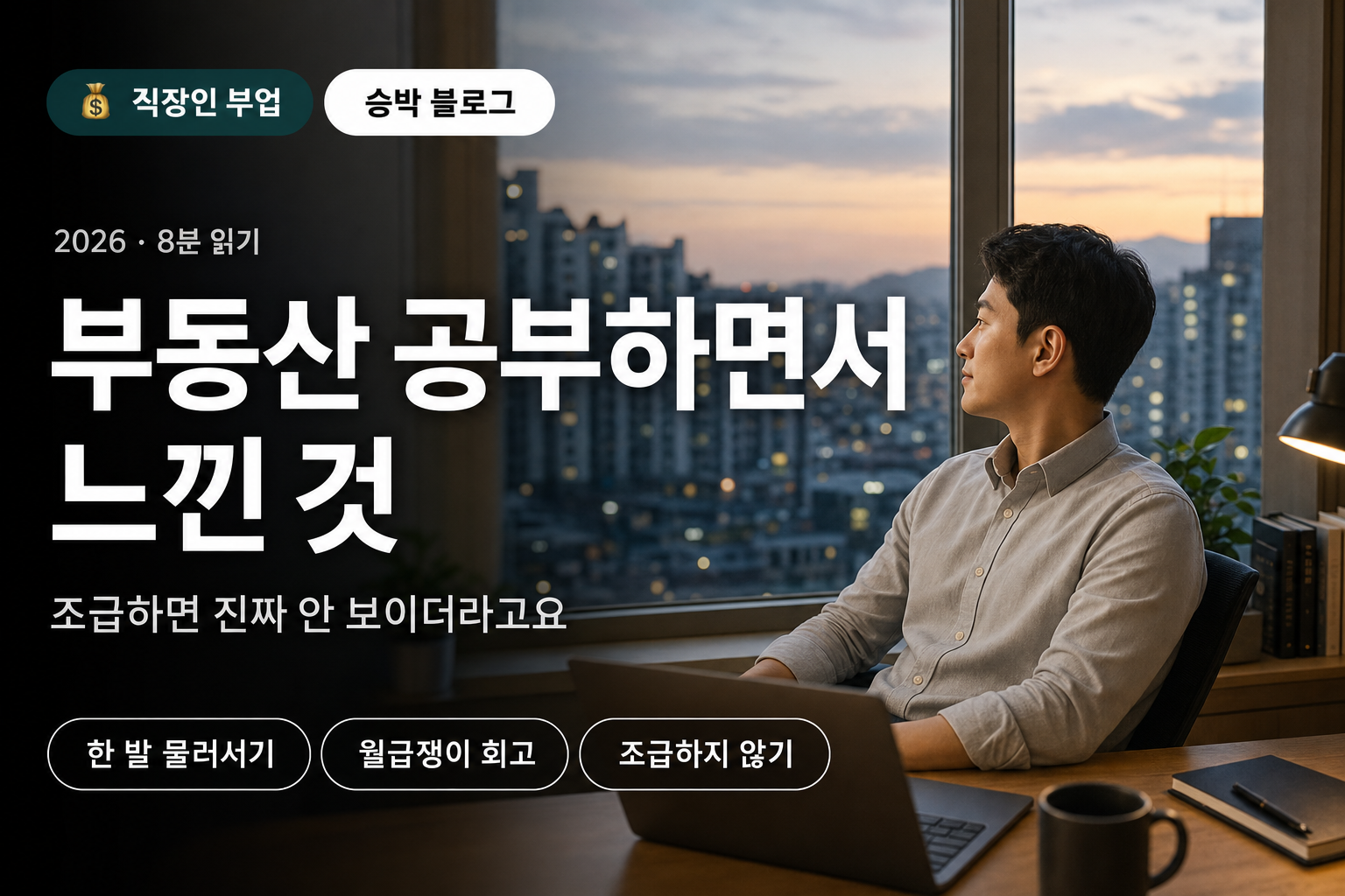 부동산 공부하면서 느낀 것 — 조급하면 진짜 안 보이더라고요